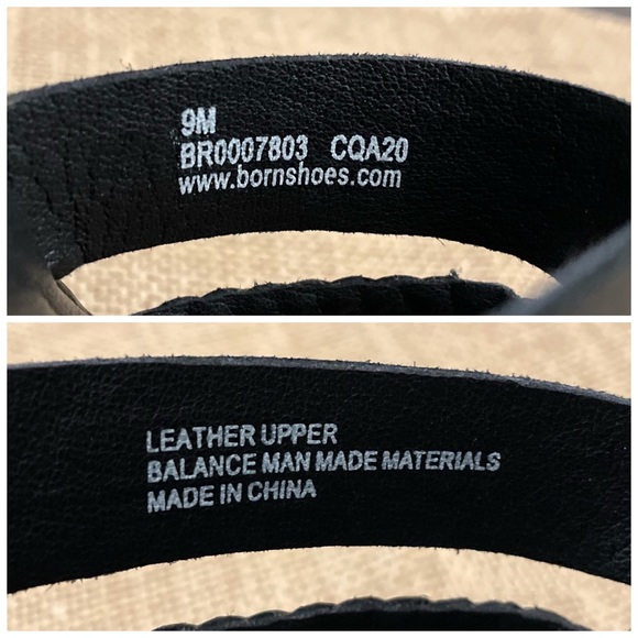 SOLD ⛔️ NEW Born Feon Toe Loop Gladiator Sandal Black - Picture 11 of 11